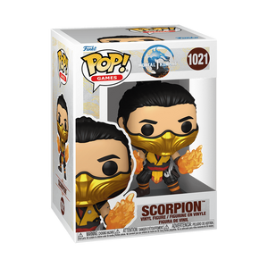 Funko POP! Video Games Mortal Kombat 1 MK1 Scorpion Figure #1021!