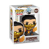 Funko POP! Video Games Mortal Kombat 1 MK1 Scorpion Figure #1021!
