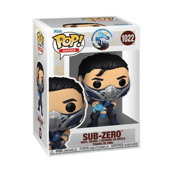 Funko POP! Video Games Mortal Kombat 1 MK1 Sub-Zero Figure #1022!