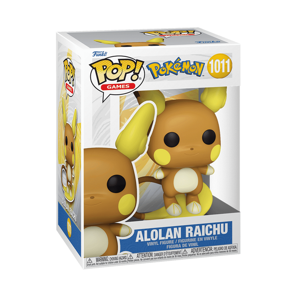 Funko POP! Video Games Pokemon Alolan Raichu Figure #1011!