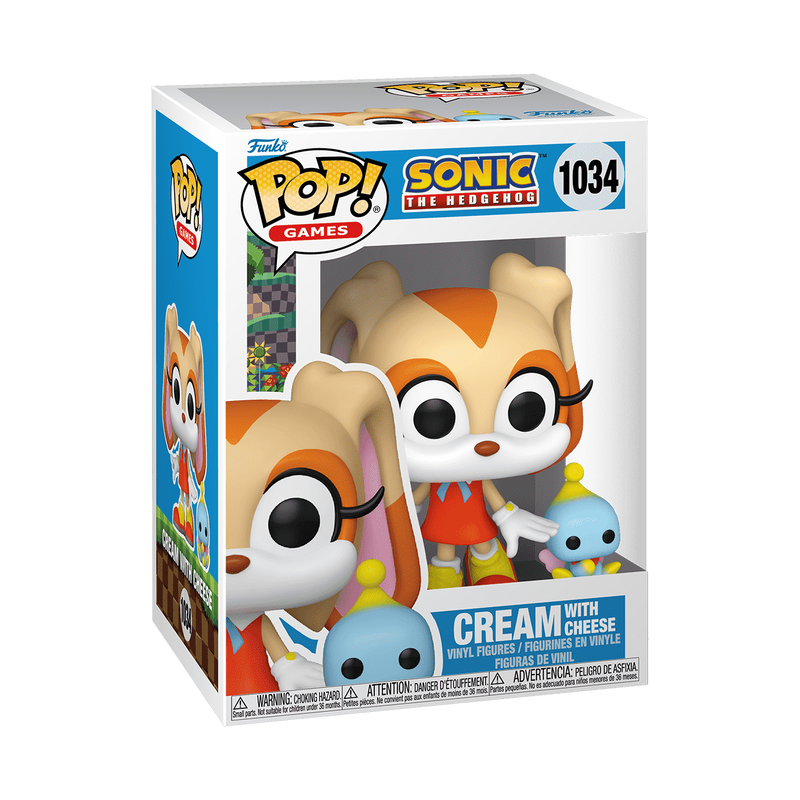 Funko Pop! Games Sega Sonic Cream With Cheese Figure #1034