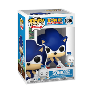 Funko Pop! Games Sega Sonic the Hedgehog With Hero Chao Figure #1036