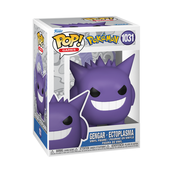 Funko POP! Video Games Pokemon Gengar Figure #1031!