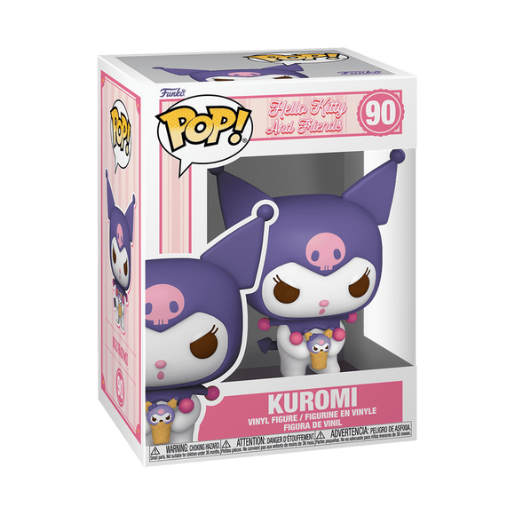 Funko POP! Sanrio Hello Kitty & Friends Kuromi with Ice Cream Figure #90