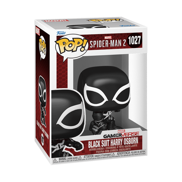 Funko POP! Marvel Spider-Man 2 Venom Black Suit Harry Osborn #1027