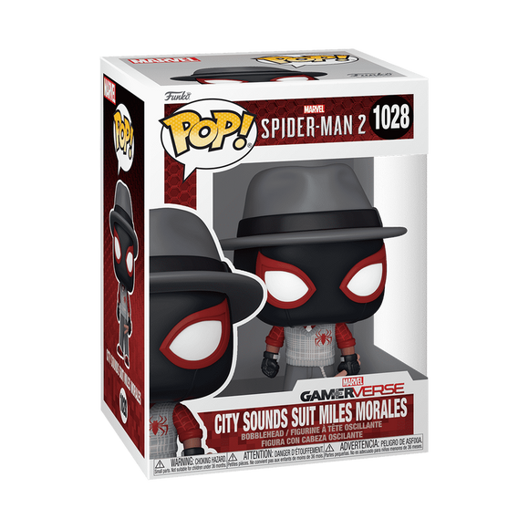 Funko POP! Marvel Spider-Man 2 City Sounds Miles Morales Figure #1028!