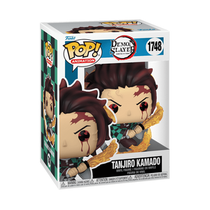 Funko POP! Anime Demon Slayer Tanjiro Kamado Sun Breathing Figure #1748!