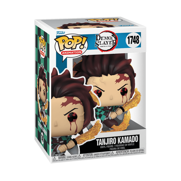 Funko POP! Anime Demon Slayer Tanjiro Kamado Sun Breathing Figure #1748!