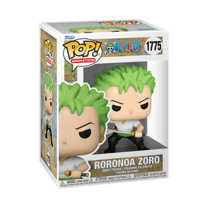 Funko POP! Anime One Piece Roronoa Zoro 2 Swords Figure #1775!