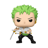 Funko POP! Anime One Piece Roronoa Zoro 2 Swords Figure #1775!