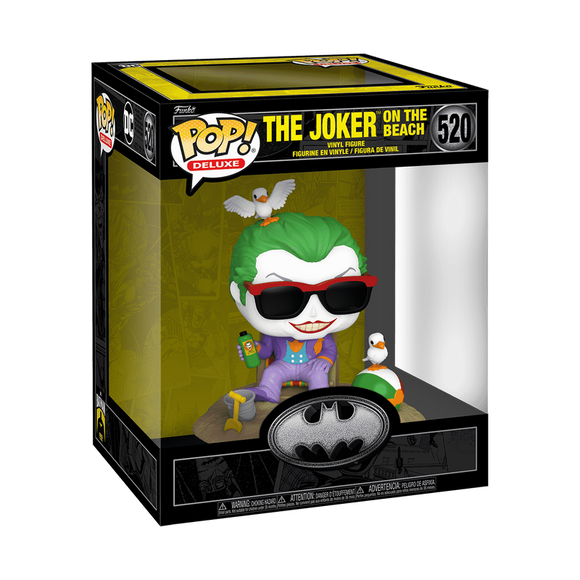 Funko Pop! Deluxe DC Comics Batman 1989 Joker on the Beach #520!