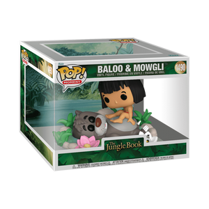 Funko Pop! Moments Disney The Jungle Book Baloo & Mowgli Deluxe Figure #1490!