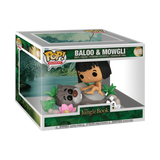 Funko Pop! Moments Disney The Jungle Book Baloo & Mowgli Deluxe Figure #1490!