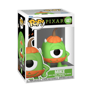 Funko Pop! Disney Monsters Inc Halloween Trick or Treat Pumpkin Mike #1487!