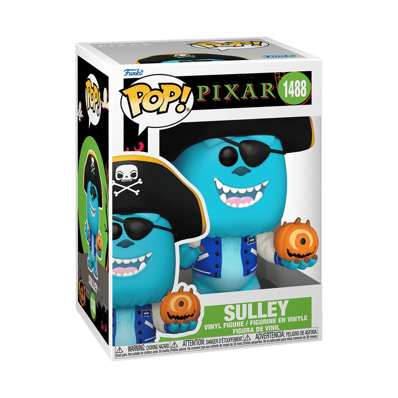 Funko Pop! Disney Monsters Inc Halloween Trick or Treat Pirate Sulley #1486!
