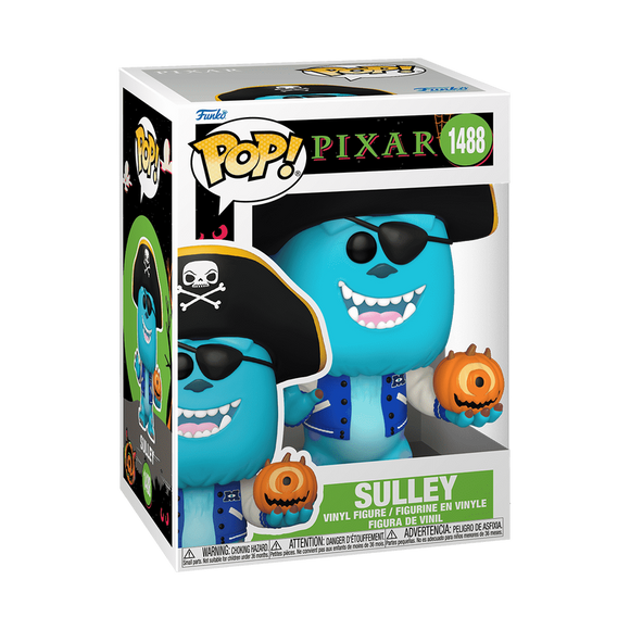 Funko Pop! Disney Monsters Inc Halloween Trick or Treat Pirate Sulley #1486!