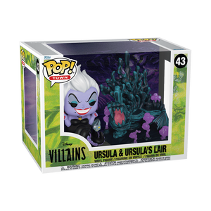 Funko Pop! Town The Little Mermaid Ursula with Lair Deluxe Figure #43!