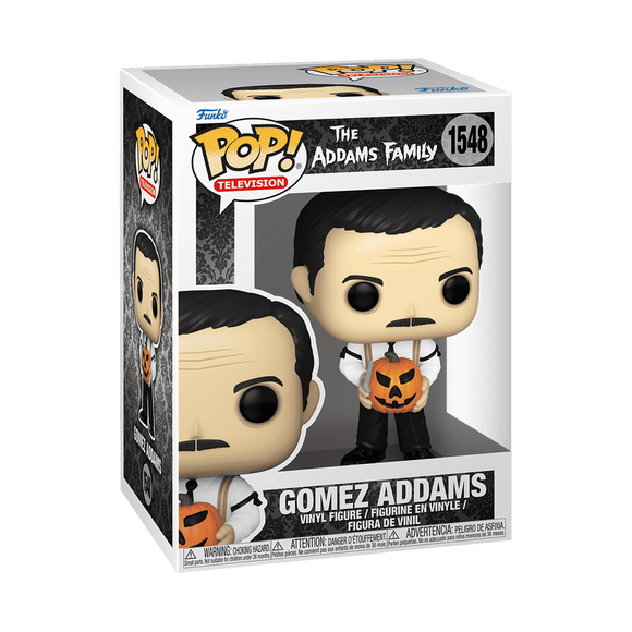 Funko POP! The Addams Family - Gomez Addams With Jack-O-Lantern #1548!