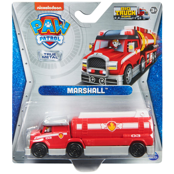 Paw Patrol Marshall True Metal Collectible Die Cast Big Truck Pups