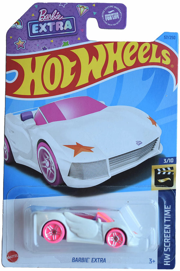 Hot Wheels Character Cars Barbie Extra HW Screen Time