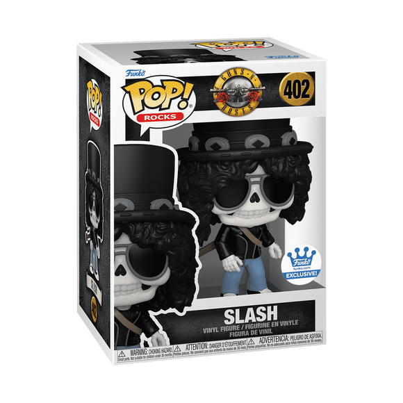 Funko Pop Rocks: Guns N Roses Skeleton Slash Music Exclusive Figure #402!