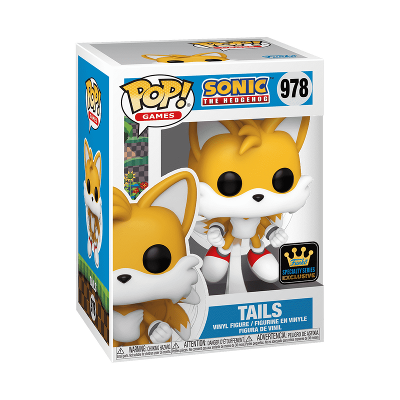 Funko Pop! Sonic The Hedgehog Tails Specialty Series Exclusive #978!
