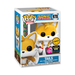 Funko Pop! Sonic The Hedgehog Tails Specialty Series Flocked Chase #978!