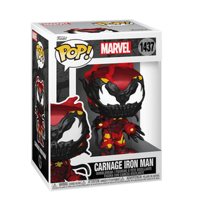 Funko POP! Marvel Absolute Carnage - Carnage Iron Man Figure #1437!