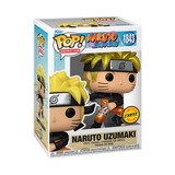 Funko POP! Anime Naruto Uzumaki with Kunai & Shuriken Metallic Chase #1843!