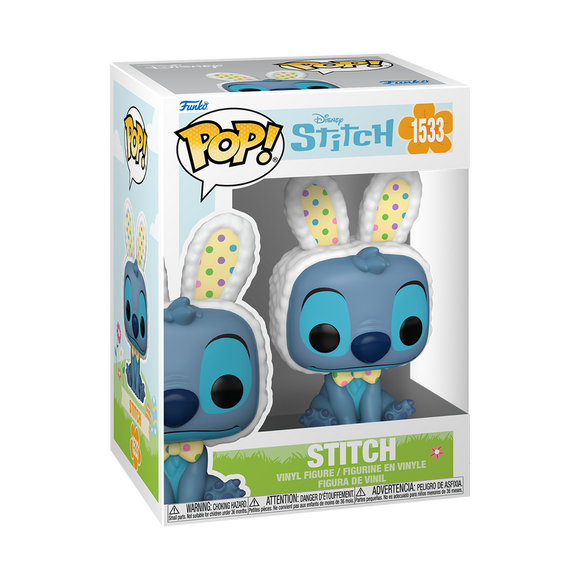 Funko POP! Disney Lilo & Stitch - Stitch Easter Bunny Figure #1533!