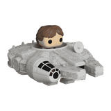 Funko Bitty POP! Rides Star Wars Han Solo with The Millenium Falcon!