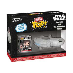 Funko Bitty POP! Rides Star Wars Han Solo with The Millenium Falcon!