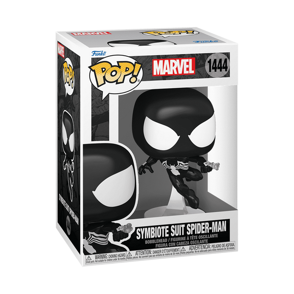 Funko POP! Marvel Venom Symbiote Suit Spider-Man Figure #1444!