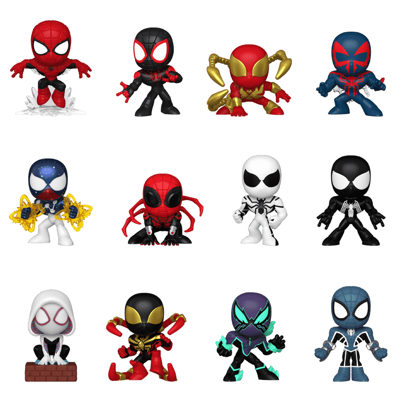 Funko Mystery Mini's Marvel Spider-Man Spider-Verse Figures