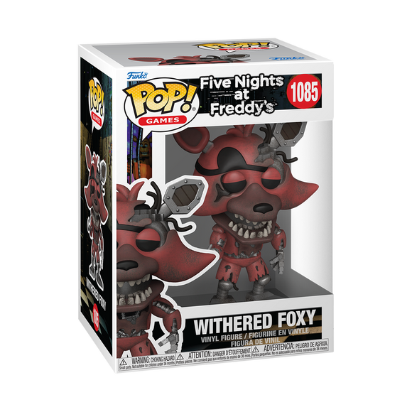 Funko POP! FNAF Five Nights At Freddy’s Withered Foxy Figure #1085!