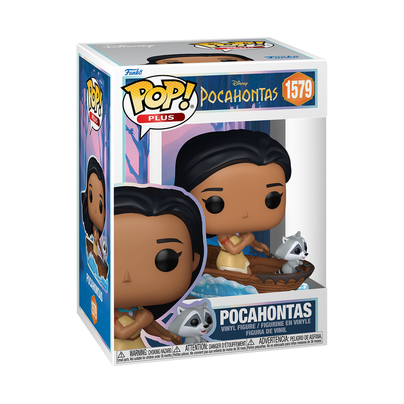 Funko POP! Plus Disney Pocahontas in Canoe with Meeko Figure #1579!