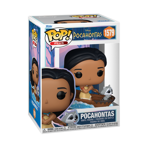 Funko POP! Plus Disney Pocahontas in Canoe with Meeko Figure #1579!