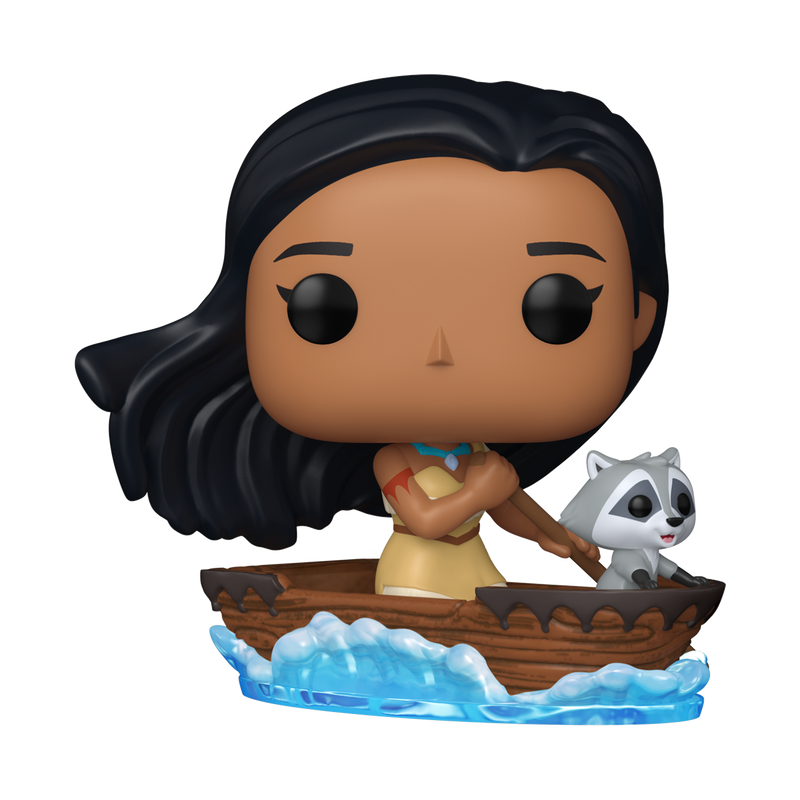 Funko POP! Plus Disney Pocahontas in Canoe with Meeko Figure #1579!