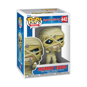 Funko Pop Rocks Iron Maiden Mummy Eddie Figure #442!