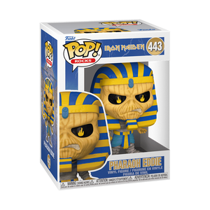 Funko Pop Rocks Iron Maiden Pharaoh Eddie Figure #443!