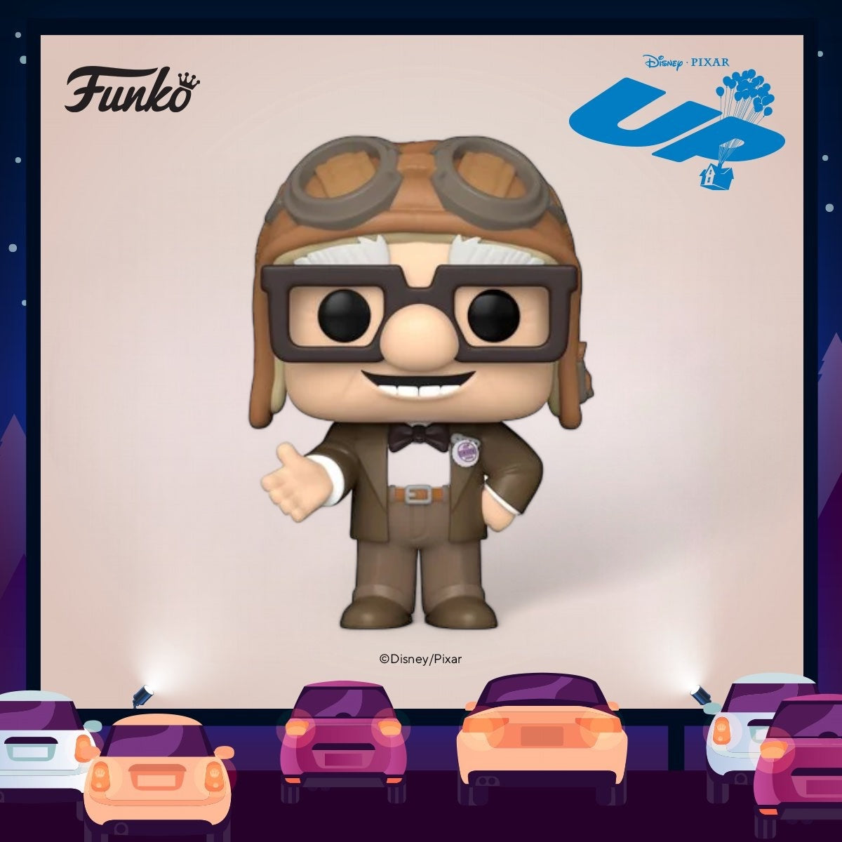 Funko POP! Disney Pixar Up Carl Figure #1478