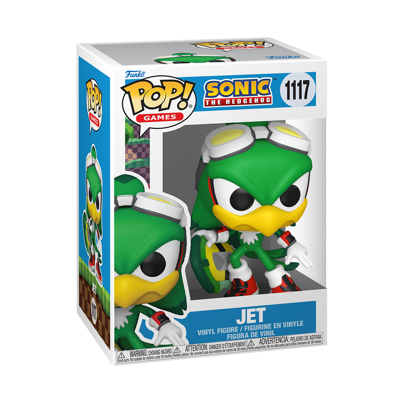 Funko Pop! Games Sonic - Jet the Hawk Figure #1117