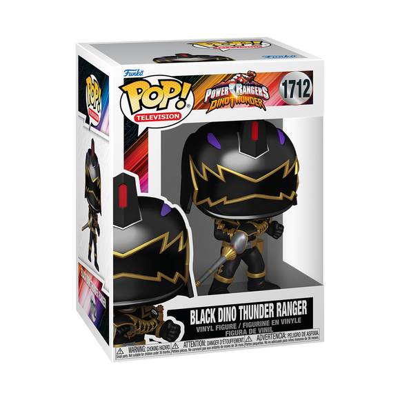 Funko POP! Power Rangers Black Dino Thunder Ranger Figure #1712