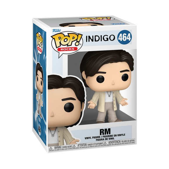 Funko POP! Rocks BTS RM Indigo Wildflower Figure #464!