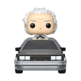 Funko Pop! Rides Back to the Future Doc with Time Machine #133!