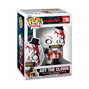 Funko POP! Horror Terrifier Art The Clown With Candy Filled Head Figure #1796!