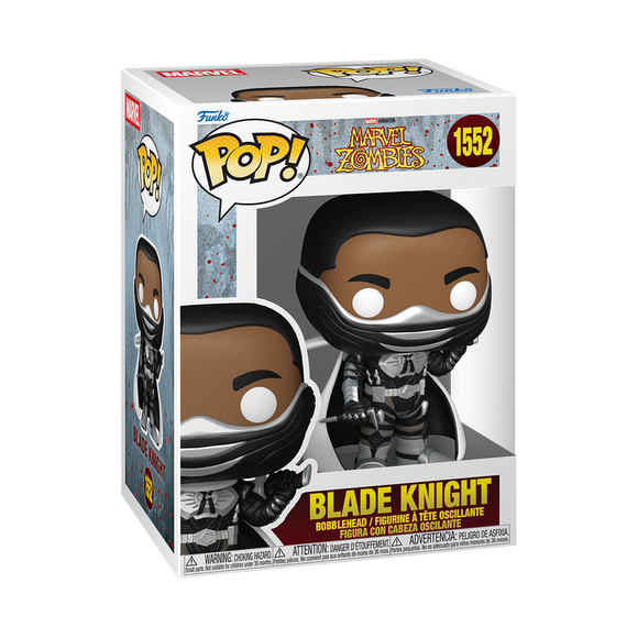 Funko Pop! Marvel Zombies Horror Blade Knight Figure #1552!