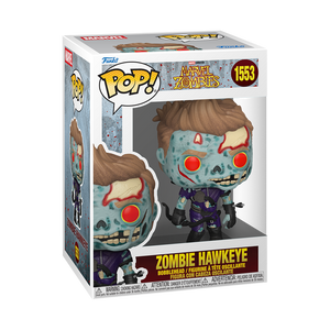 Funko Pop! Marvel Zombies Horror Zombie Hawkeye Figure #1553!