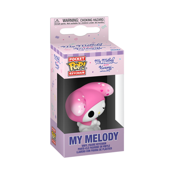 Funko Pocket Pop! Sanrio Hello Kitty My Melody 50th Anniversary Keychain!
