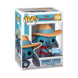 Funko POP! Disney Lilo & Stitch - Tourist Stitch Exclusive Figure #1569!